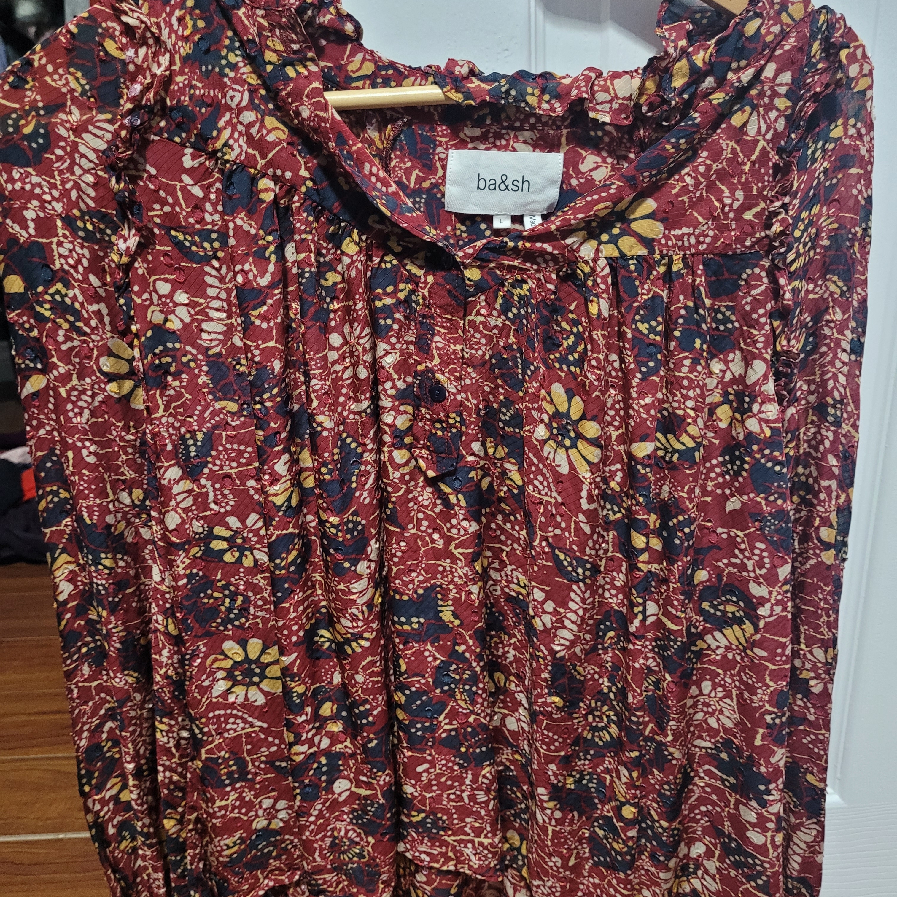 Ba&Sh Multicolor Patterned Blouse